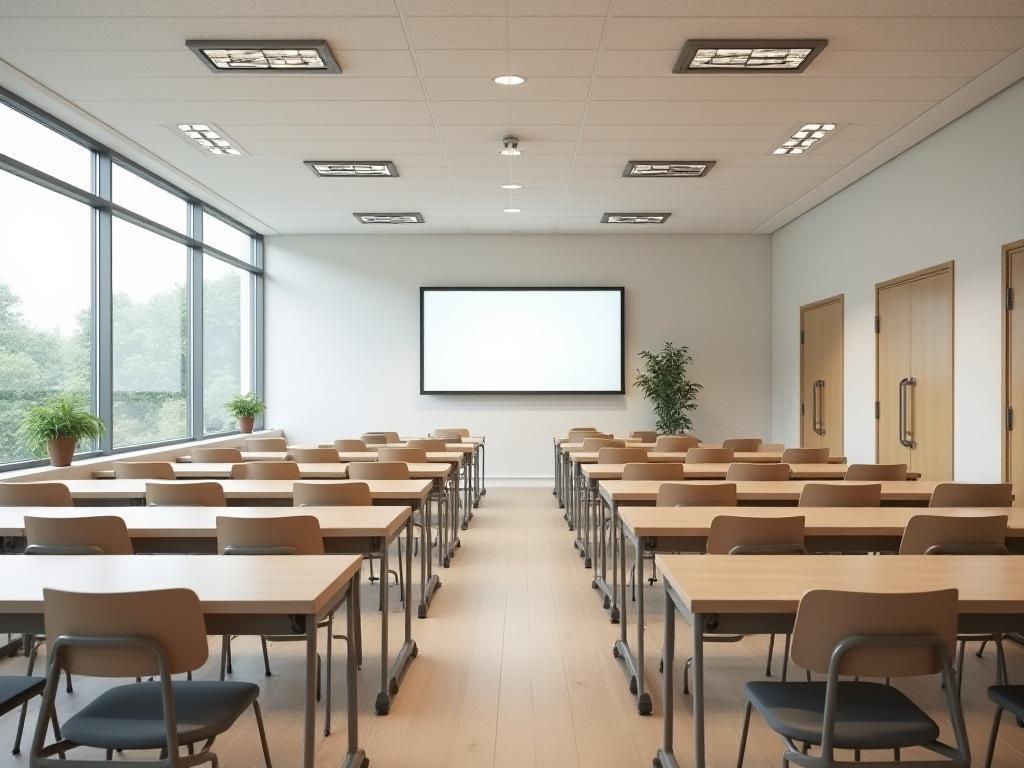 Modern Classroom at French Academy